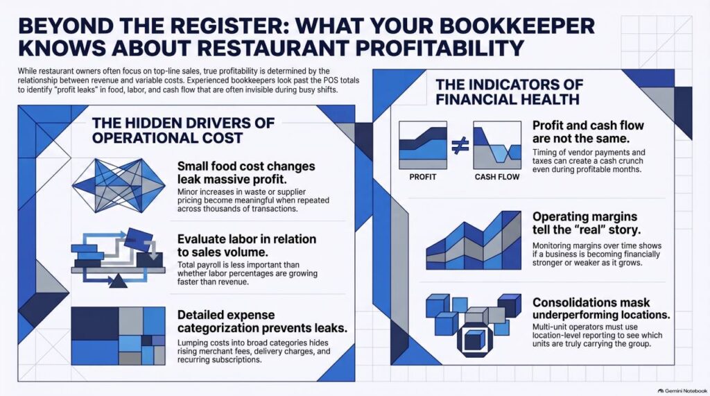 What Restaurant Bookkeepers Understand About Profitability That Many Owners Overlook
