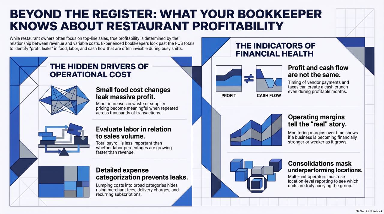What Restaurant Bookkeepers Understand About Profitability That Many Owners Overlook